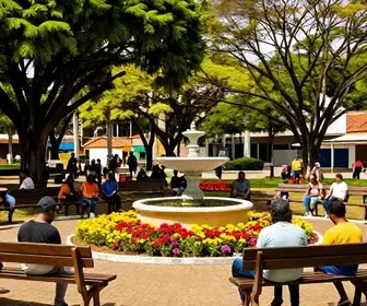 Praça Siqueira Campos: O Coração da Cidade de Crato Praça Siqueira Campos: O Coração da Cidade de Crato